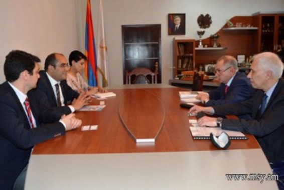 Նախարարն ընդունել է Ռուսաստանյան մարզական կառույցների ասոցիացիայի ներկայացուցիչներին