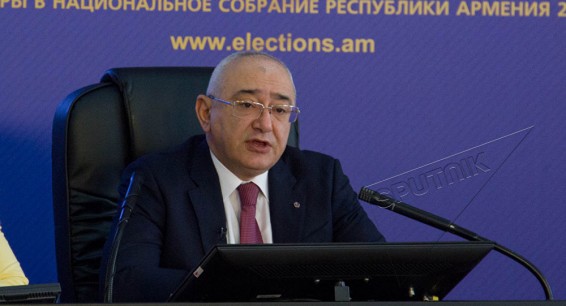 ЦИК Армении утвердил протокол по итогам выборов в Совет старейшин