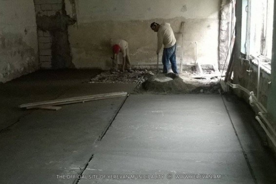 Photo. Հիմնանորոգվում են Երևանի քաղաքապետարանի ենթակայության ստեղծագործական կենտրոնները