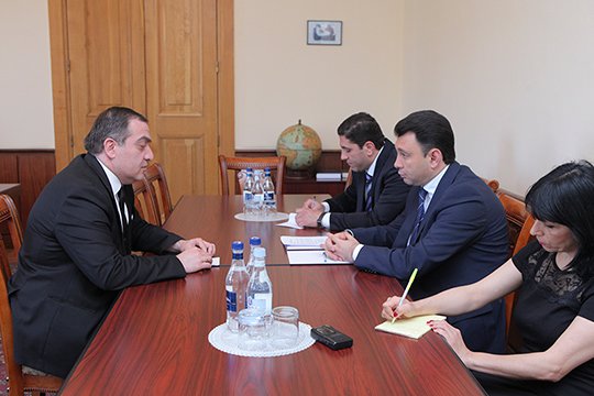 ՀՀ ԱԺ փոխնախագահն ընդունել է Հայաստանում Վրաստանի դեսպանին