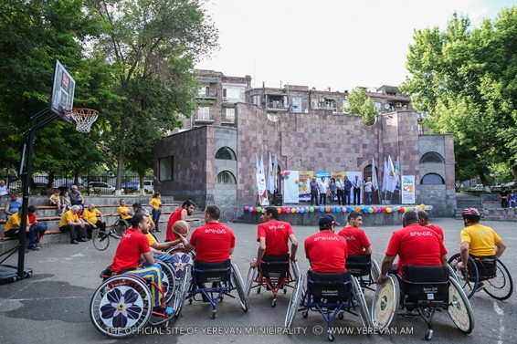 Photo. «Երևանյան ամառ 2017». հաշմանդամ մարզիկների սպարտակիադա