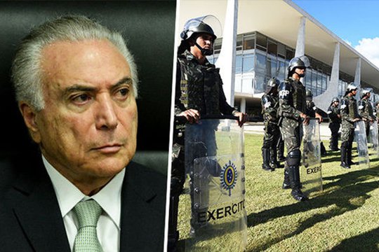 Անհայտ անձը մեքենայով մխրճվել է Բրազիլիայի նախագահի պալատի դարպասների մեջ