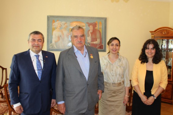 Չեխիայի խորհրդարանի ներկայացուցիչն այցելել է Չեխիայում ՀՀ դեսպանատուն