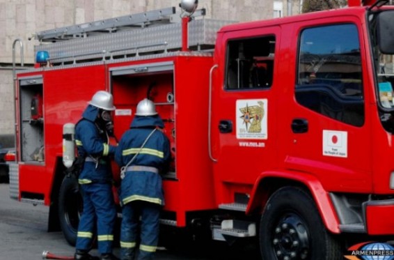 Այրվել է Տավուշի մարզի Սարիգյուղի տներից մեկի տանիքը