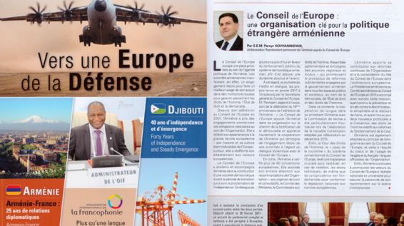 Հայաստանը կշարունակի խթանել ԵԽ արժեքներն ազգային, համաշխարհային մակարդակում. Դեսպան Հովհաննիսյան