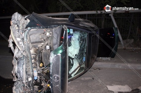 ՃՏՊ Երևանում. տուժածի վիճակը ծանր է