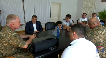 Ընդունելություն ՊԲ հրամանատարի մոտ
