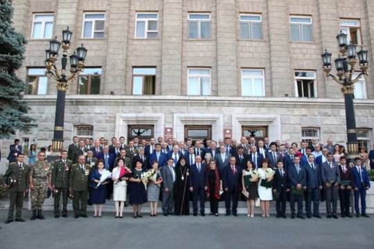 Артур Агабекян удостоен высшего звания Нагорно-Карабахской Республики «Герой Арцаха»