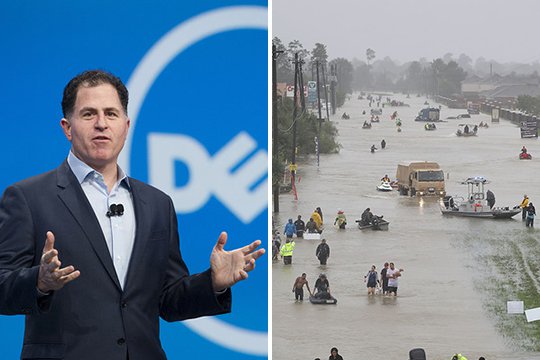 Dell-ի հիմնադիրը 17 մլն դոլար է նվիրաբերել «Հարվի» փոթորկից Տեխասի վերականգնման համար